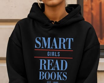 Bücher Sweatshirt personalisiert Book Lover Hoodie Bücherwurm Geschenk Buchliebhaber Geburtstag Weihnachtsgeschenk Book Club Bookish Merch