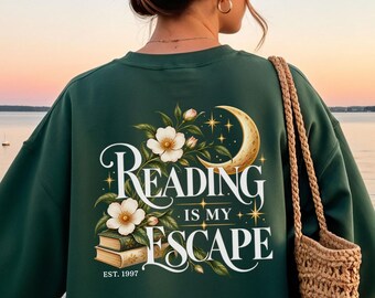 Personalisiert Buchliebhaber Sweatshirt Book Lover Hoodie Bücherwurm Geschenk Bookworm Geburtstag Weihnachtsgeschenk Book Club Bookish Merch
