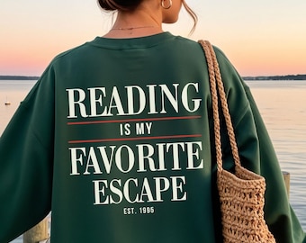 Personalisiert Buchliebhaber Sweatshirt Book Lover Hoodie Bücherwurm Geschenk Bookworm Geburtstag Weihnachtsgeschenk Book Club Bookish Merch
