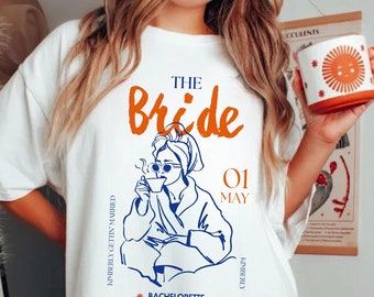 Personalisiertes Braut Shirt, JGA Shirts, Trauzeugin, Team Braut, JGA, Bride Shirt, Geschenk Braut, Junggesellinnenabschied, Brautjungfer