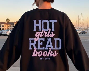 Bücher Sweatshirt personalisiert Book Lover Hoodie Bücherwurm Geschenk Buchliebhaber Geburtstag Weihnachtsgeschenk Book Club Bookish Merch