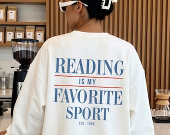 Bücher Sweatshirt personalisiert Book Lover Hoodie Bücherwurm Geschenk Buchliebhaber Geburtstag Weihnachtsgeschenk Book Club Bookish Merch