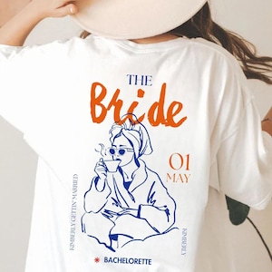 Personalisiertes Braut Shirt, JGA Shirts für Junggesellinnenabschied, Team & Crew Shirts, Braut-Geschenk, Brautjunger Trauzeugin Geschenke