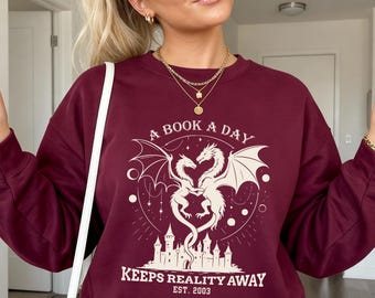 Bücher Sweatshirt personalisiert Book Lover Hoodie Bücherwurm Geschenk Buchliebhaber Geburtstag Weihnachtsgeschenk Book Club Bookish Merch