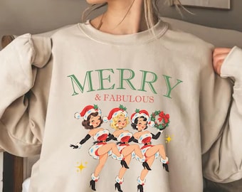 Weihnachts Sweatshirt Weihnachten Hoodie Santa Shirt Weihnachtszeit Pulli Winter Sweater Weihnachtsgeschenk T-Shirt Geschenk Christmas X-MAS