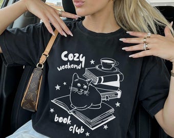 Bücher Shirt Buchliebhaber Geschenk Bücherwürmer T-shirt booktrovert Geburtstagsgeschenke Book Club Bookish Merch Geburtstagsgeschenk Books