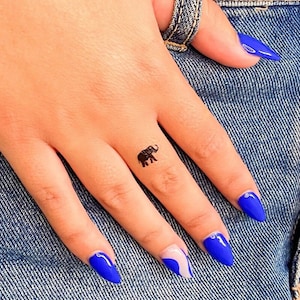Tatuaggio Temporaneo Elefante Fortunato (Set di 3)
