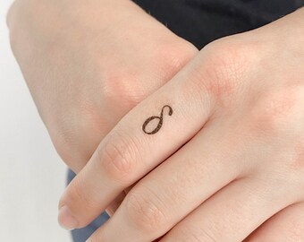 Tatuagem Temporária Delta δ (Conjunto de 3)