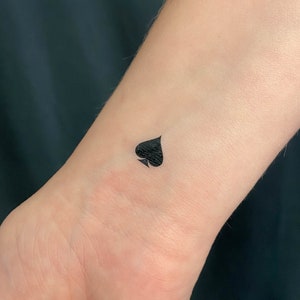 Tatouage temporaire Spade (Ensemble de 3)