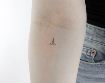 Petit tatouage temporaire symbole mère-enfant (lot de 3)