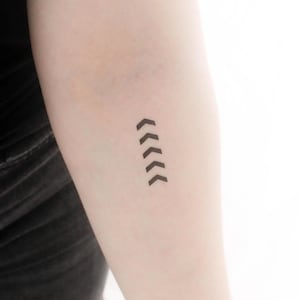 One Direction Five Arrows Tribute Temporary Tattoo (Set of 3)