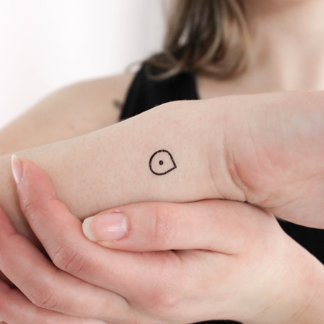 Empathy Symbol Temporary Tattoo (set of 3) - Etsy