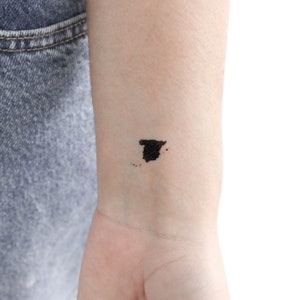 Espagne carte tatouage temporaire (lot de 3)