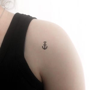 Tatuaggio Temporaneo Ancoraggio Amore (Set di 3)