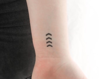 Liam Payne Four Arrows Tribute Temporary Tattoo (Set of 3)