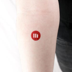MicroStrategy Logo Temporary Tattoo (Set of 3)