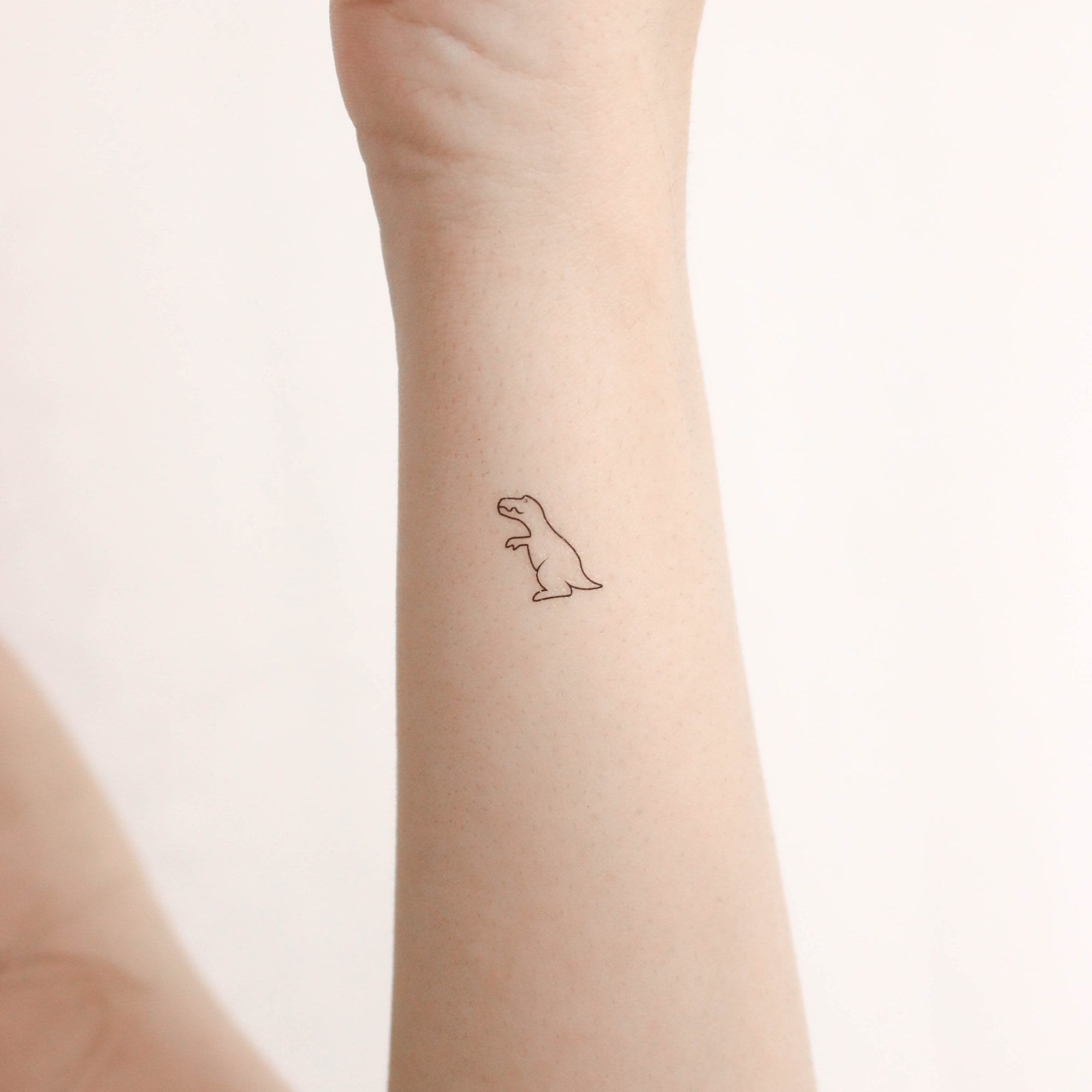 Small T-rex Temporary Tattoo (set of 3) - Etsy
