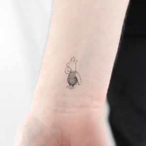 Ferkel temporäres Tattoo (3er Set)