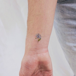 Forget-me-not Temporary Tattoo (Set of 3)