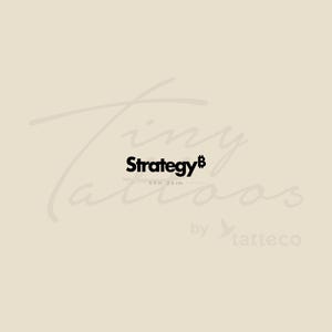 Strategy Temporary Tattoo (Set of 3)