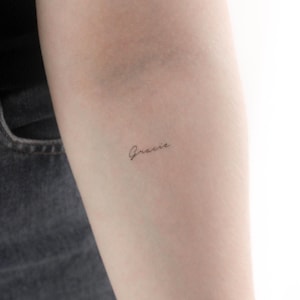 Gracie temporäres Tattoo (3er Set)