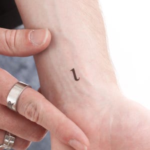 Tatuaje temporal de Iota ι (juego de 3)