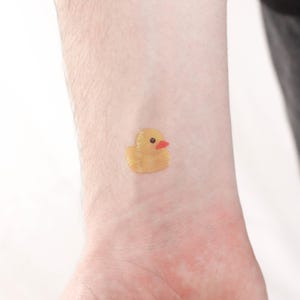 Bath Ducky Temporary Tattoo (Set of 3)