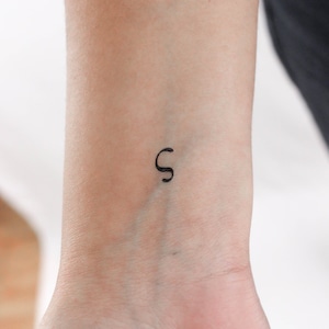 Tatuaje Temporal Sigma ς (Juego de 3)