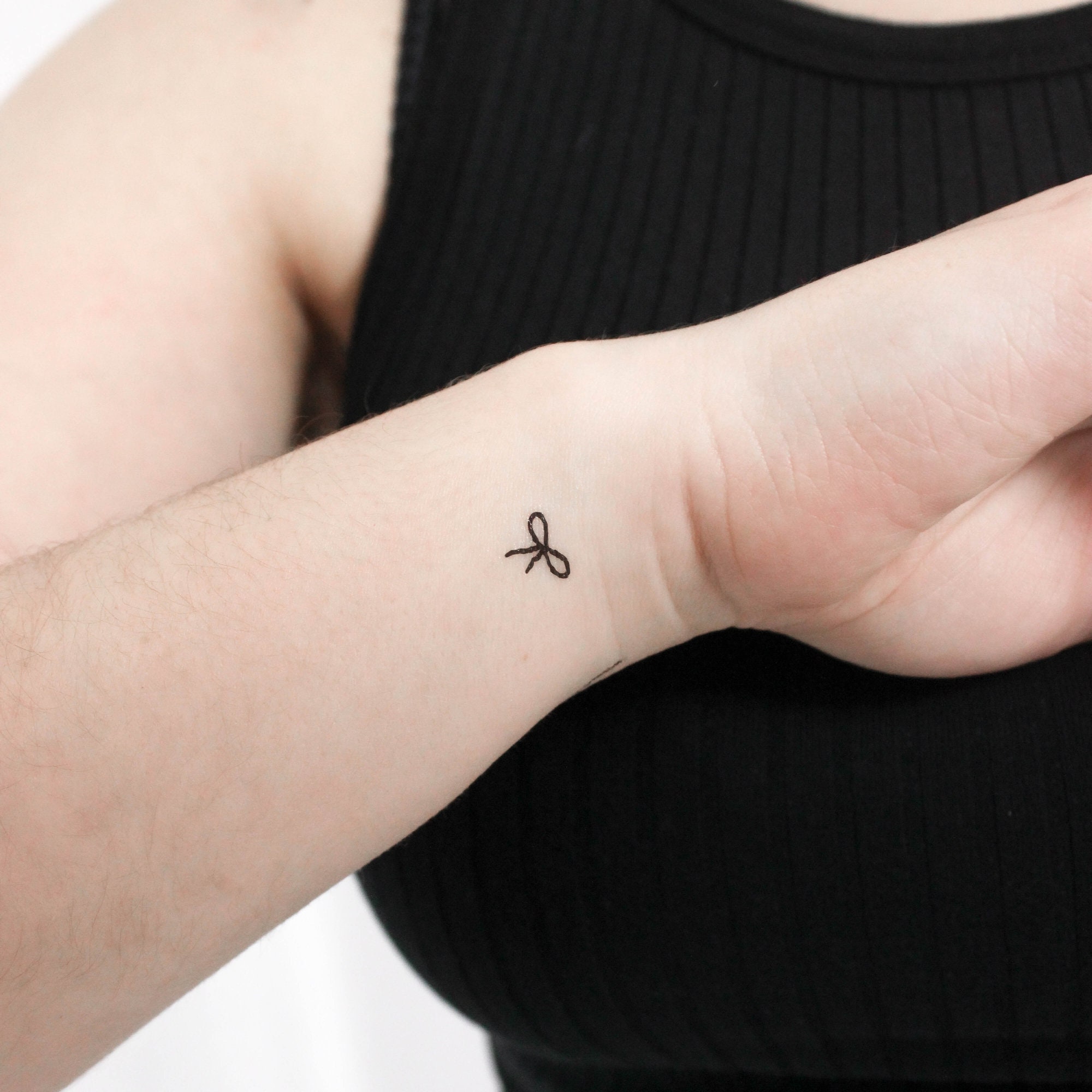 Tiny Bow Temporary Tattoo (Set of 3)