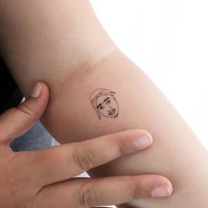 Tupac Temporary Tattoo (Set of 3)