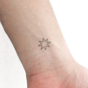 Ishtar Star Temporary Tattoo (Set of 3)