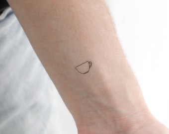 Tiny Teacup Temporary Tattoo (Set of 3)