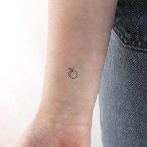 Piccolo tatuaggio temporaneo pesca (set di 3)