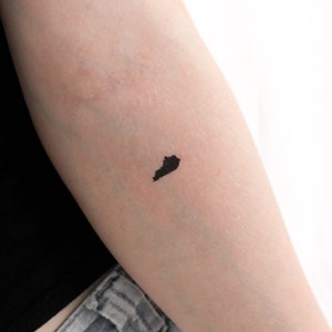 Kentucky Karte temporäres Tattoo (3er Set)