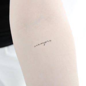 Siempre temporäres Tattoo (3er Set)
