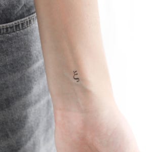 Tatuaje temporal Xi ξ (juego de 3)