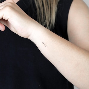 Tiny Liam Payne Tribute Temporary Tattoo (Set of 3)
