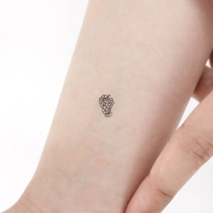 Tiny Grapes Temporary Tattoo (Set of 3)