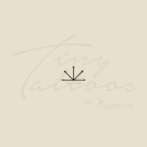Imbolc Symbol Temporary Tattoo (Set of 3)