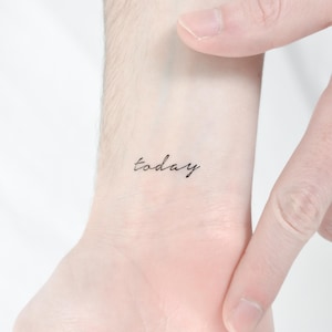 Today temporäres Tattoo (3er Set)
