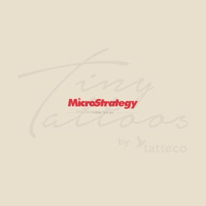 MicroStrategy Temporary Tattoo (Set of 3)