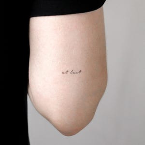 Endlich temporäres Tattoo (3er Set)