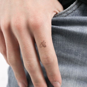 Tatuaggio Temporaneo Piccola Volpe (Set di 3)