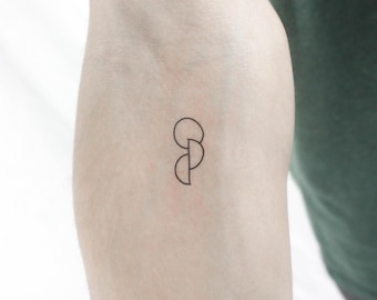 Small Organ Donor Symbol Temporary Tattoo (Set of 3)