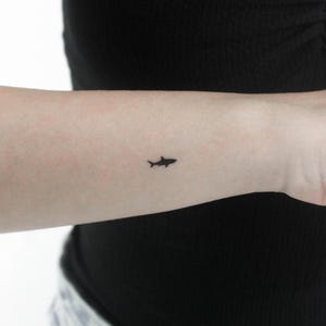 Tatuaggio Temporaneo Piccolo Squalo (Set di 3)