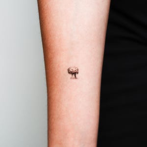 Atomic Bomb Mushroom Temporary Tattoo (Set of 3)