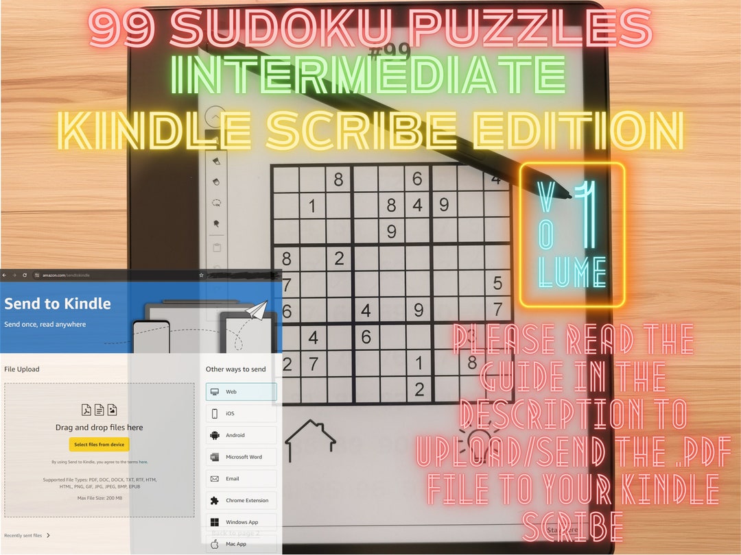 99 Sudoku Intermediate Volume 1 Medium Sudoku Etsy