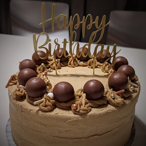 Happy Birthday Cake Topper, Birthday Cake Topper,
