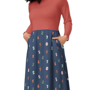 Counting and Numbers Dress, Dress for Childhood Teachers