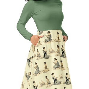 Vestido de niñas de libros, Chicas que leen, Vestido Booktok, Vestido amante de los libros, Vestido de lector, Regalo para lector, Lector adulto joven